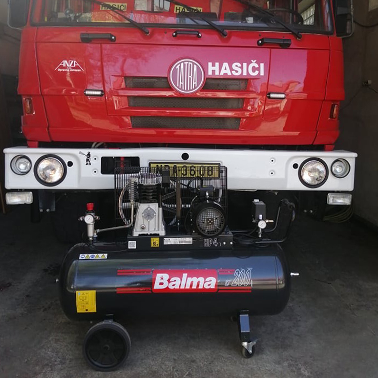 Pístový kompresor Balma 4/200